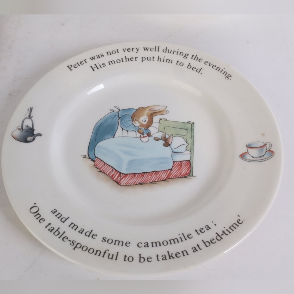 Peter Rabbit Bowl, Plate, and Mug set